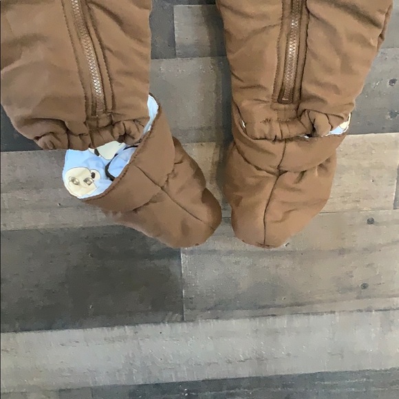 Adorable Brown Infant Snowsuit - Picture 2 of 5